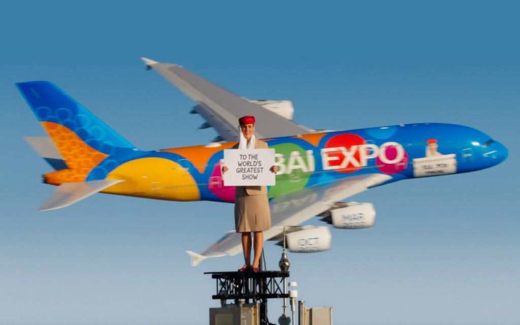 Emirates Kampagne für die Expo 2020 (Foto: Emirates)