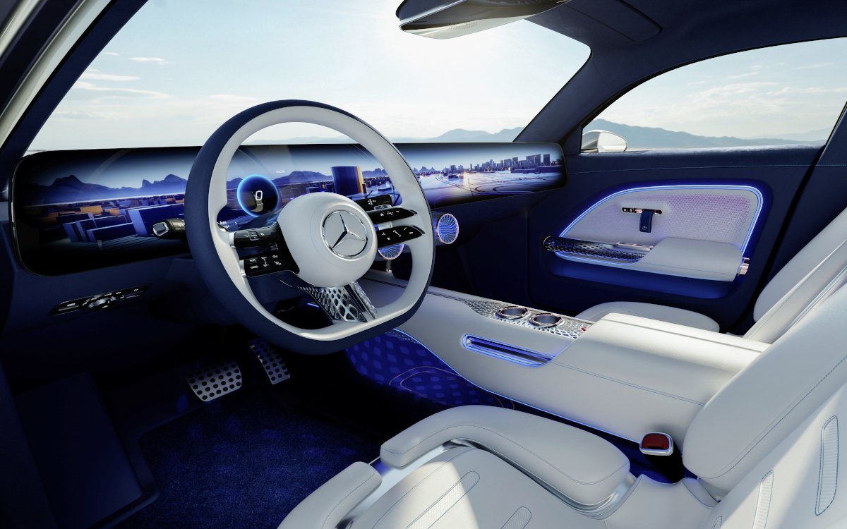 Mercedes Benz EQXX mit 1,30m Display (Foto: Mercedes Benz)