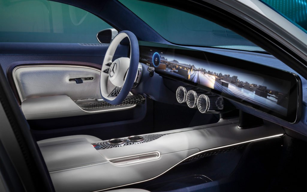 Mercedes Benz EQXX mit 1,30m Display (Foto: Mercedes Benz)