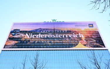 Der DooH Screen "Number One" bei Wien ist mehr als 1.000 Quadratmeter groß. (Foto: leisure communications, Christian Jobst)