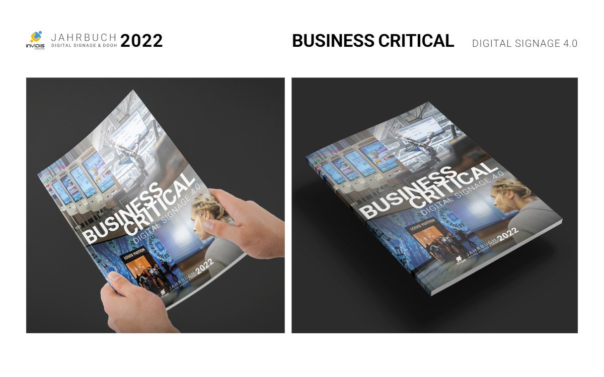 invidis Jahrbuch 2022 - Digital Signage Business Critical (Foto: invidis)