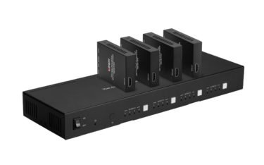 Der 4x4 HDMI Matrix-Extender ist neu im Portfolio von Lindy. (Foto: Lindy)