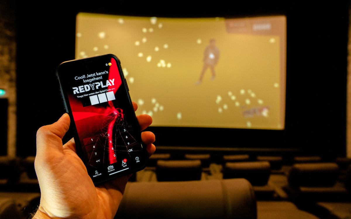 Die App Redyplay ermöglicht Gamification-Angebote im Kino-Vorprogramm. (Foto: Weischer.Cinema)