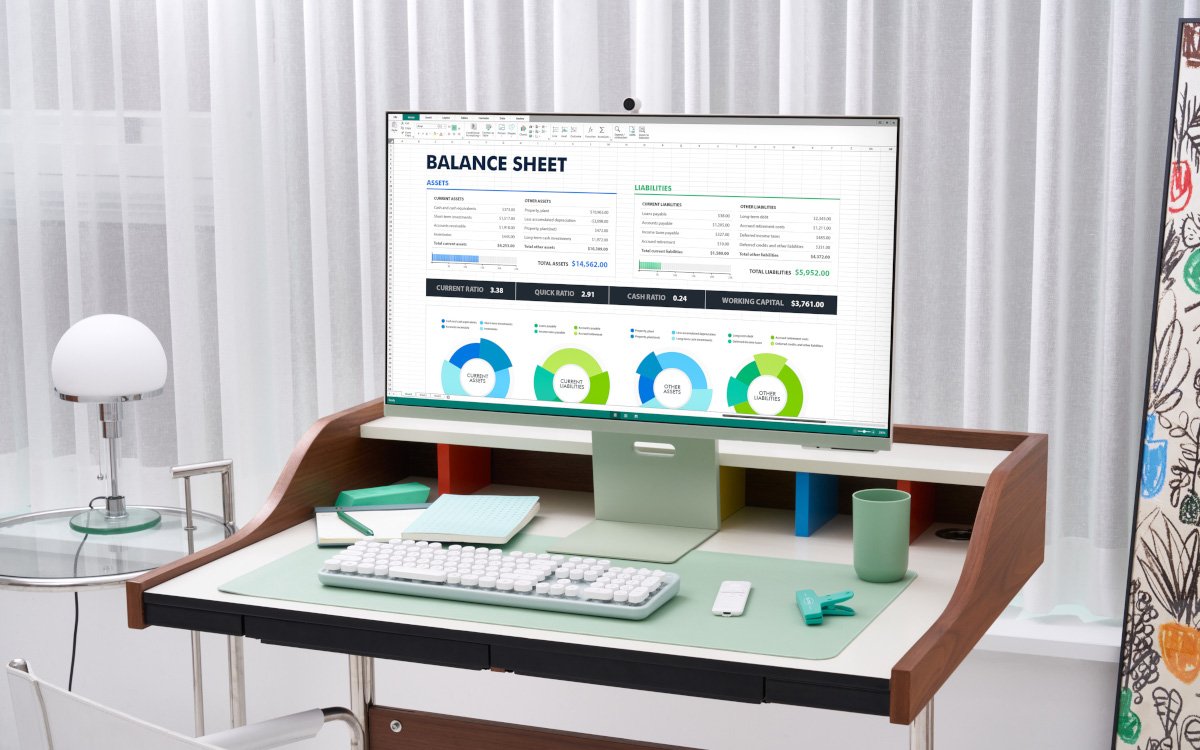 Der neue Smart Monitor M8 eignet sich unter anderem für Home-Office-Anwendungen. (Foto: Samsung Electronics)