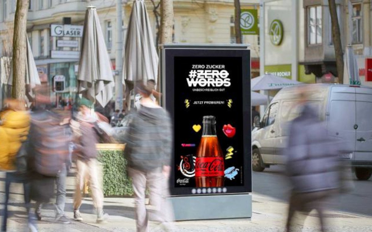 Coca-Cola wirbt in Österreich programmatisch. (Foto: Gewista)