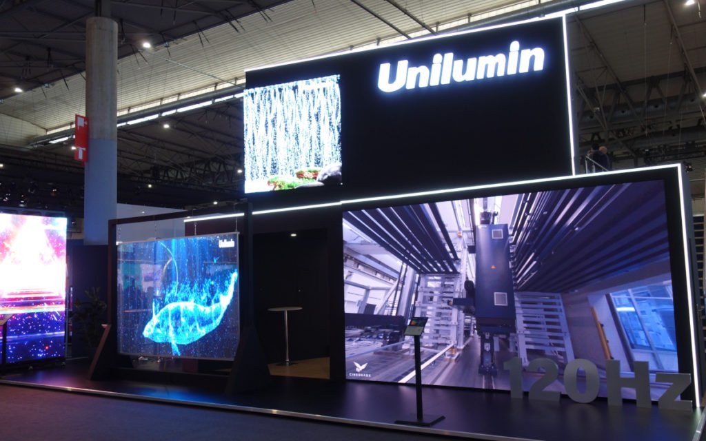 Unilumin-Stand Retail Showcase von invidis (Foto: invidis)