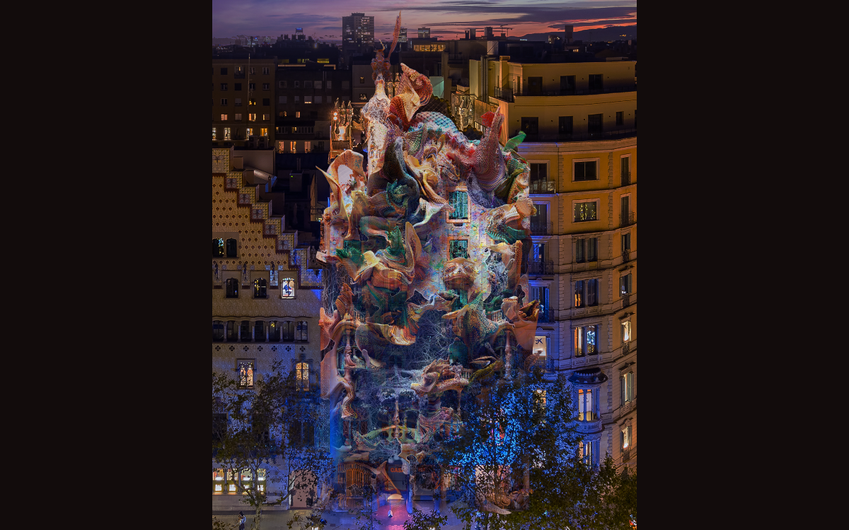 Das Projection Mapping auf dem Casa Batlló findet am Abend des 7. Mai statt. (Foto: ISE)
