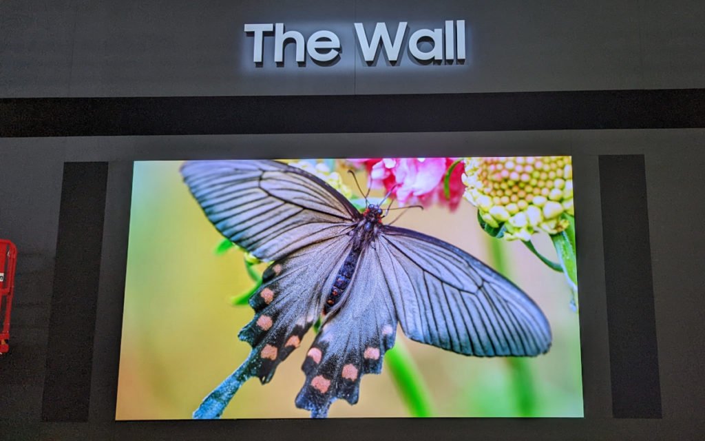 The Wall von Samsung in Halle 3 (Foto: invidis)