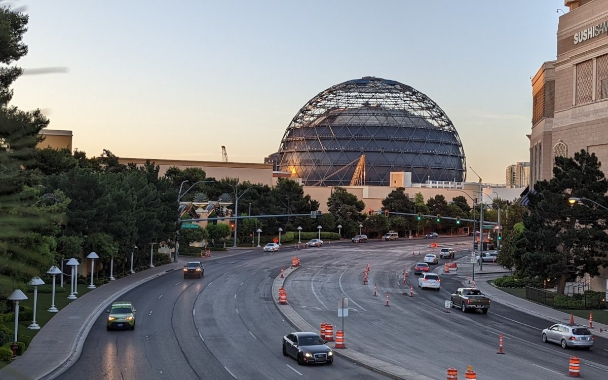 MSG Sphere in Las Vegas - Stand Juni 2022 (Foto: invidis)