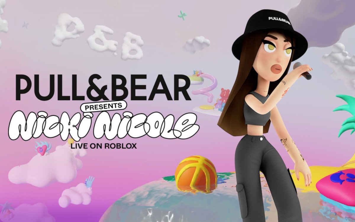 Die Modemarke Pull&Bear präsentiert das Nicki-Nicole-Metaverse-Konzert auf Roblox. (Foto: Wildybytes/Pull&Bear)