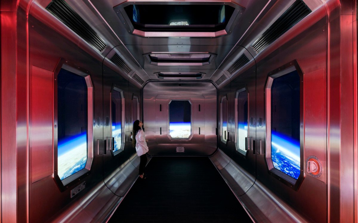Raumschiff-Aufzug (Foto: medienprojekt p2)