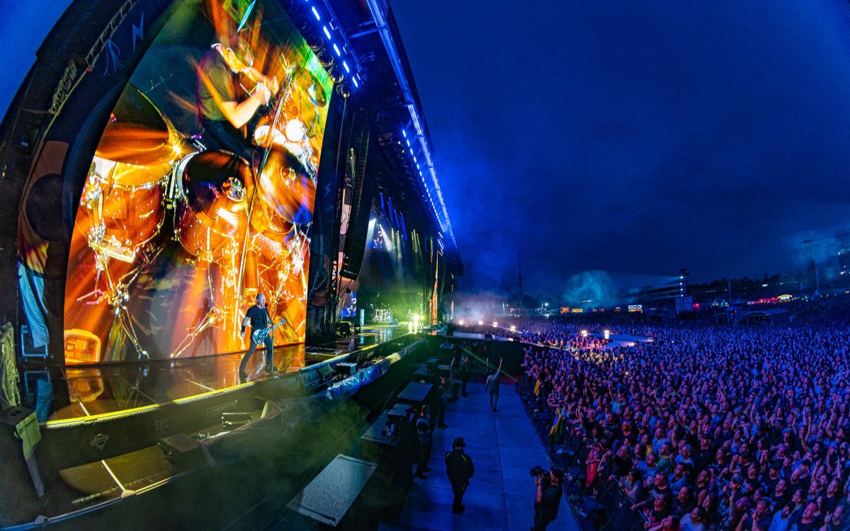 Metallica auf der Open-Air-Bühne in Hockenheim (Foto: Ralph Larmann)