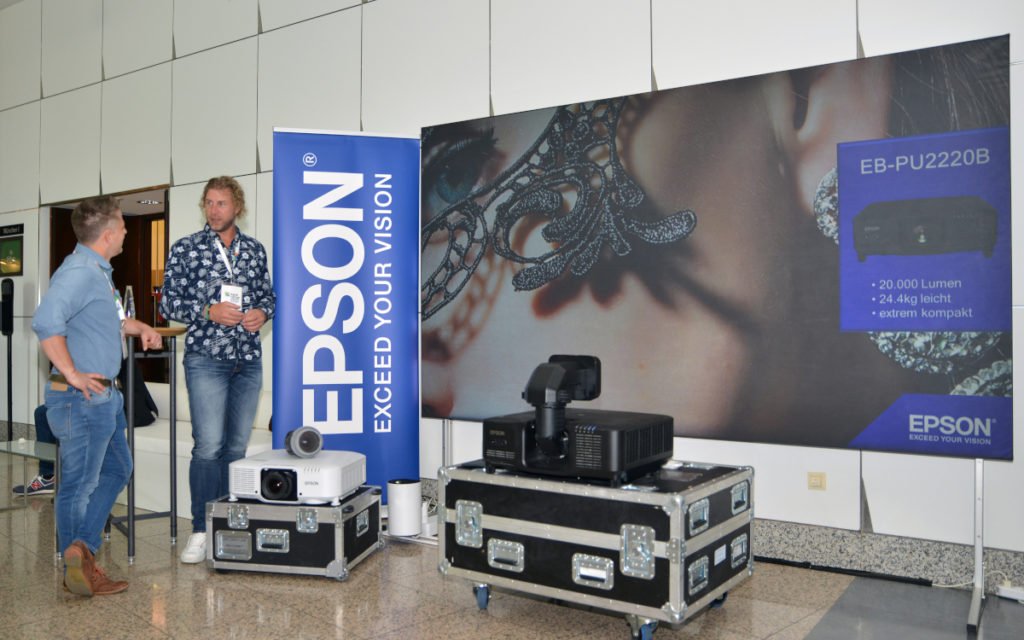 Der Epson-Stand (Foto: invidis/Frank Böhm)