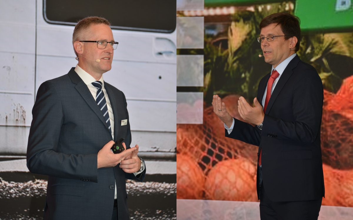 Florian Rotberg und Stefan Schieker halten die invidis Keynote auf dem DSS Europe. (Fotos: Frank Boehm)