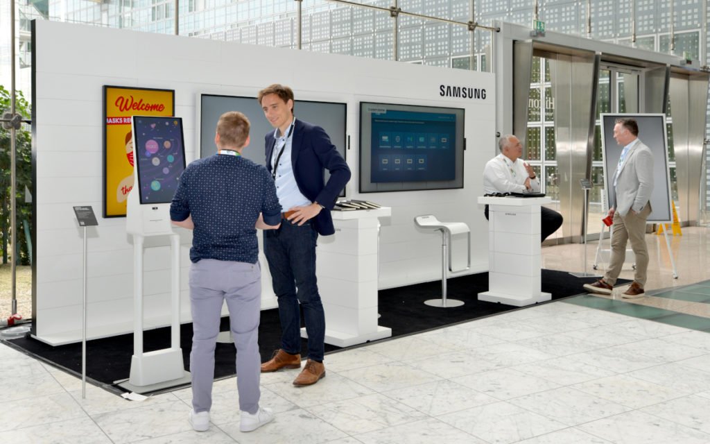 Samsung-Stand auf dem DSSE 2022 (Foto: invidis/Frank Böhm)