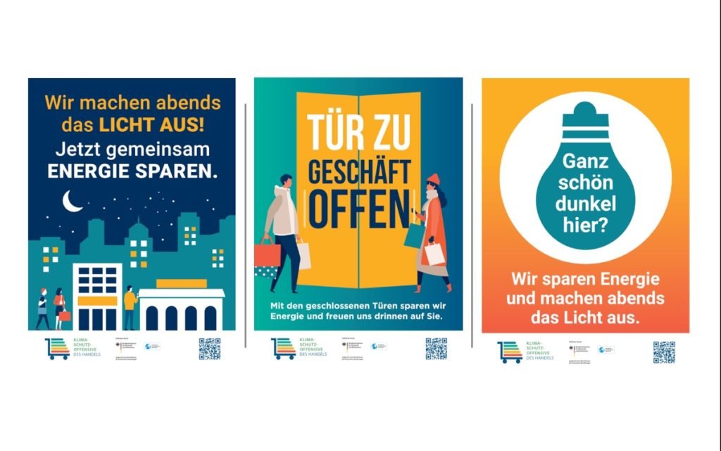 Handelsinitiative Türen zu, Geschäfte offen invidis