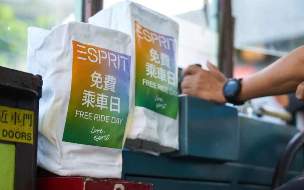 Esprit-Kampagne in Hongkong (Foto: JCDecaux)
