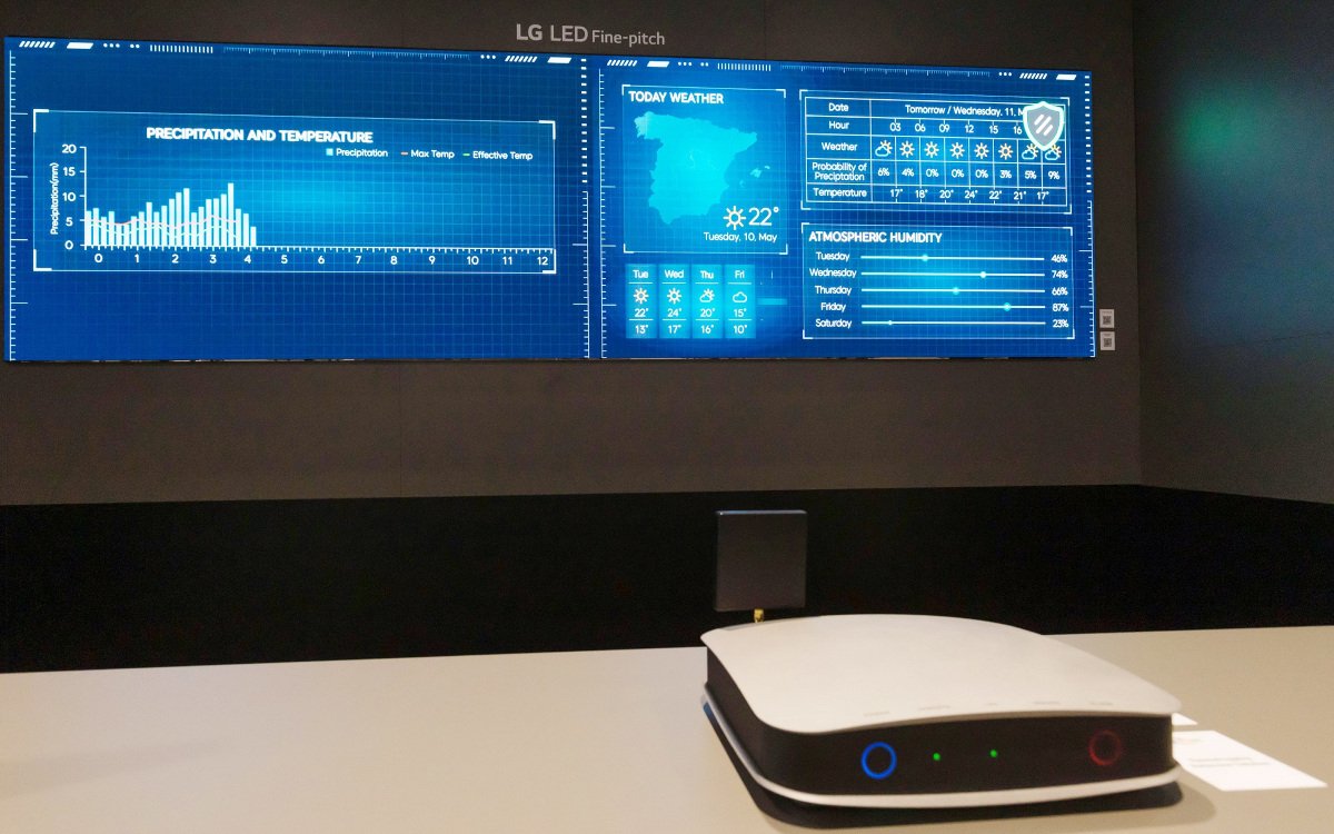 Das Update der Plattform WebOS soll LED-Screens von LG abhörsicher machen. (Foto: LG)