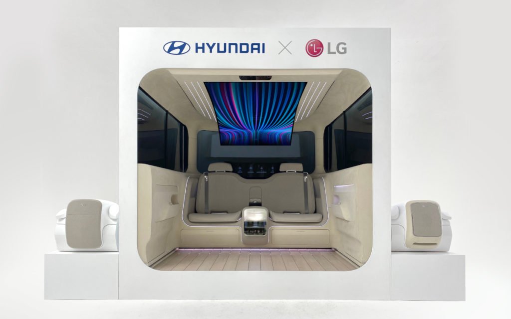 Die Ioniq Concept Cabin von Hyundai und LG (Foto: Hyundai)