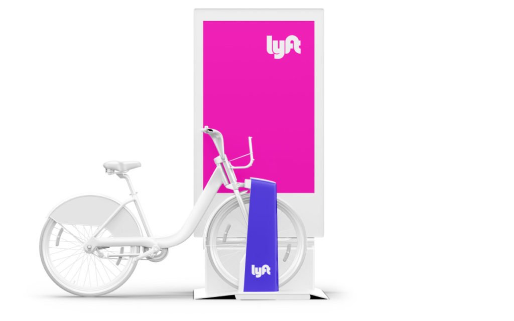 Sollen mit digitalen DooH-Screens ausgestattet werden: die Bikestationen von Lyft.