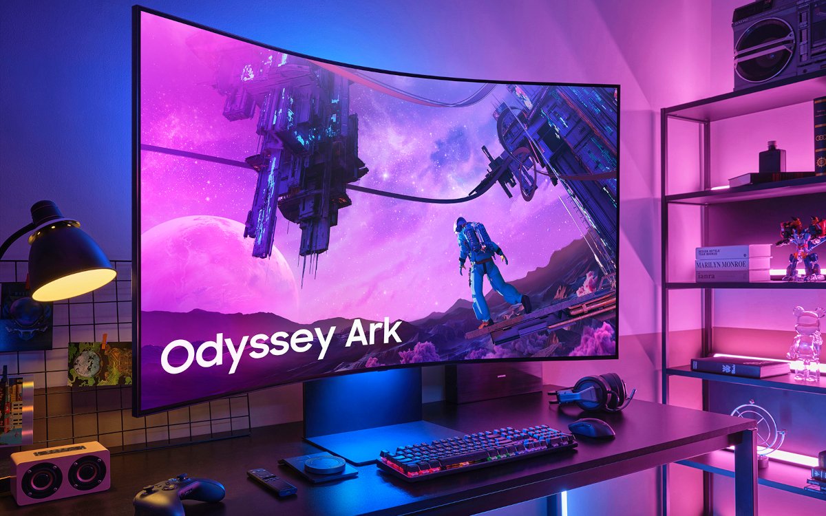 Neues Display der Odyssey-Serie: Das Odyssey-Arc-Curved-Display (Foto: Samsung)