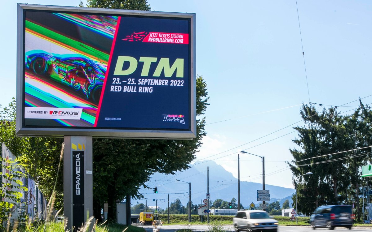DTM-Kampagne an der Innsbrucker Bundesstraße in Salzburg (Foto: wildbild, Herbert Rohrer)