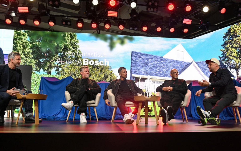 Die Fantastischen Vier im Bosch-Talk auf der IFA 2022. (Foto: Messe Berlin GmbH)
