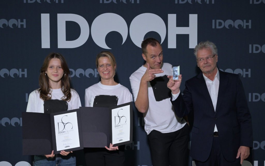 Die Kampagne „Setze jetzt ein Zeichen: KeineGewaltgegenKinder.de“ gewann den Youngstars-Award. (Foto: IDOOH)