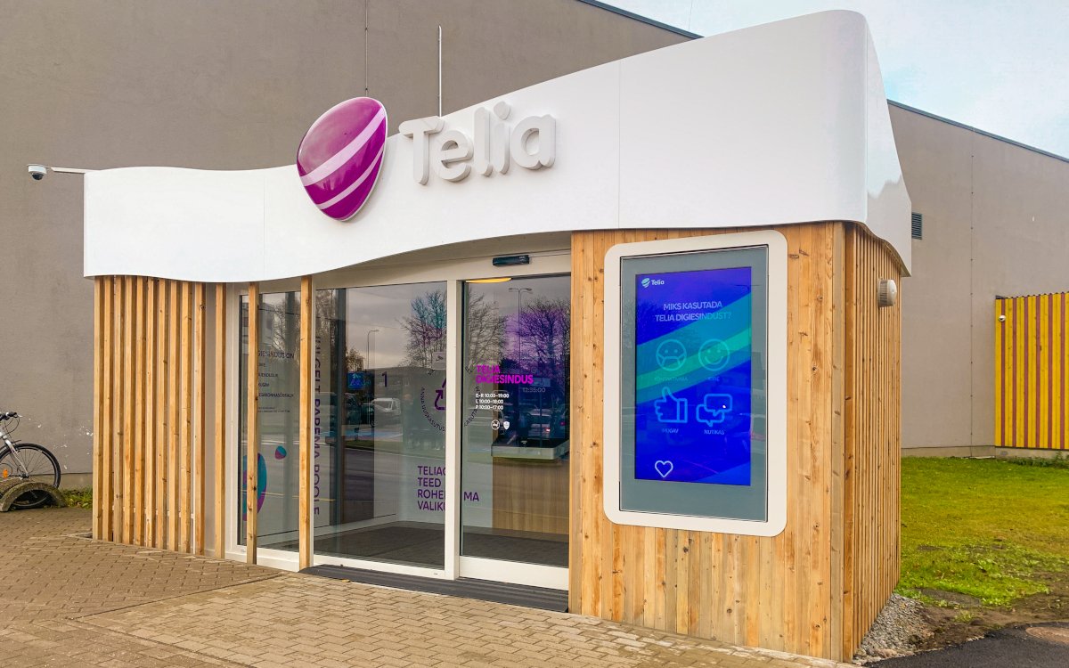 Digitales Vertriebsbüro von Telia in Rapla, Estland (Foto: Cleveron)