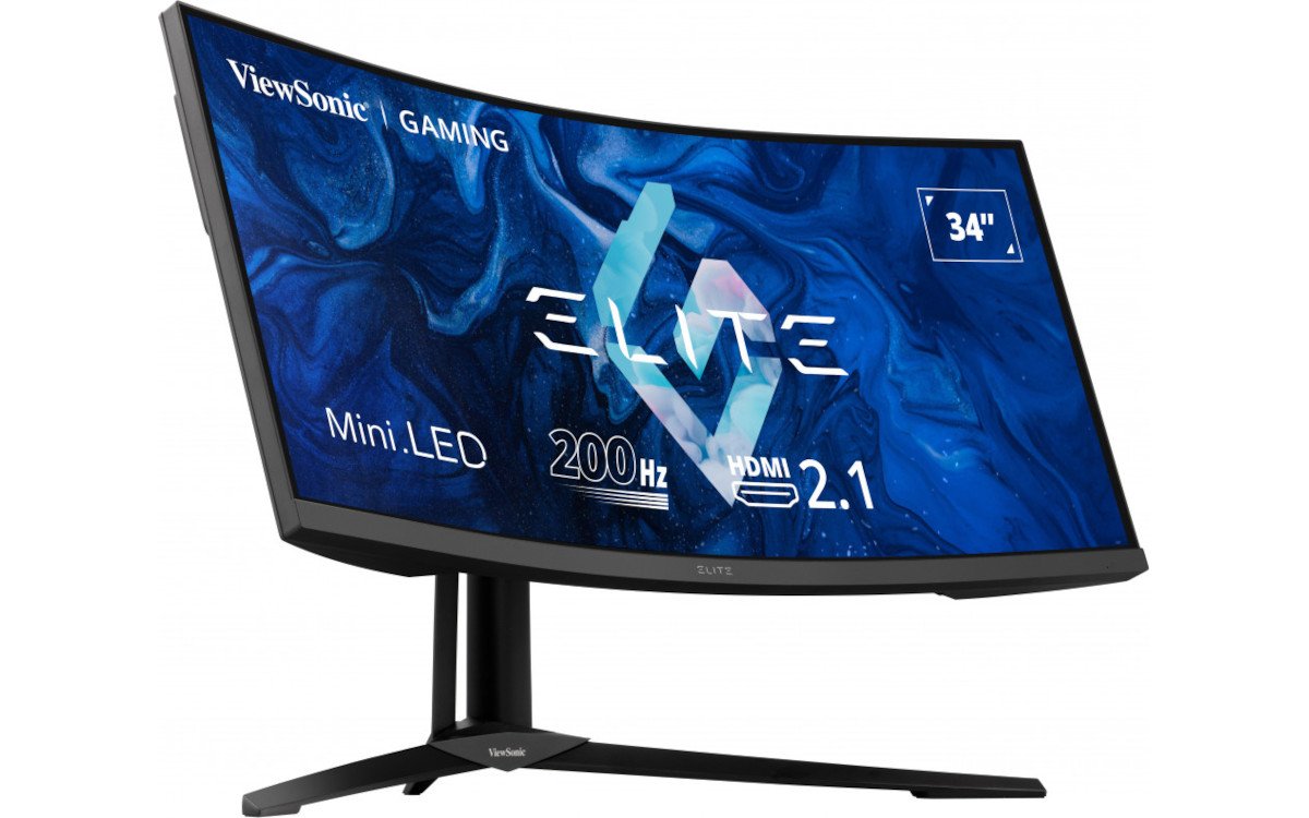 Der neue Gaming-Monitor Elite XG341C-2K (Foto: Viewsonic)