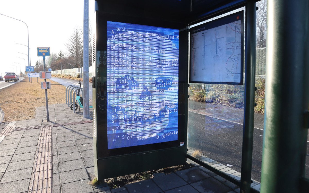 Hacker-Kampagne von TM in Island (Foto: Billboard Buzz)