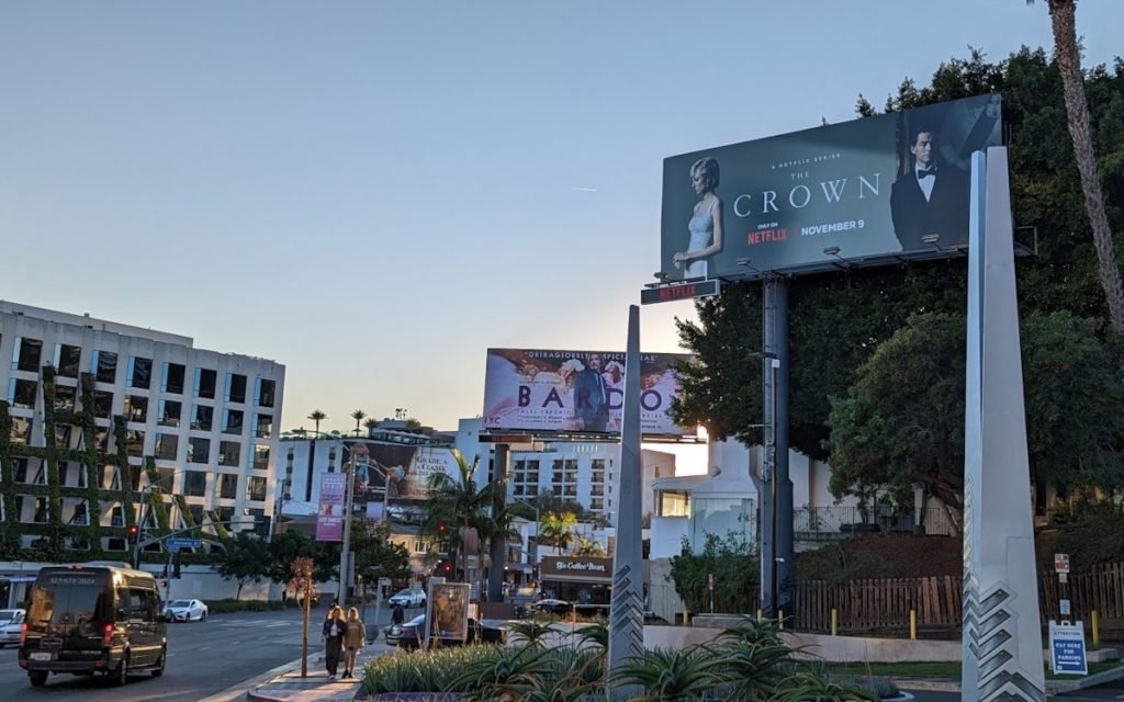 150 Billboards entlang des Sunset Blvd (Foto: invidis)