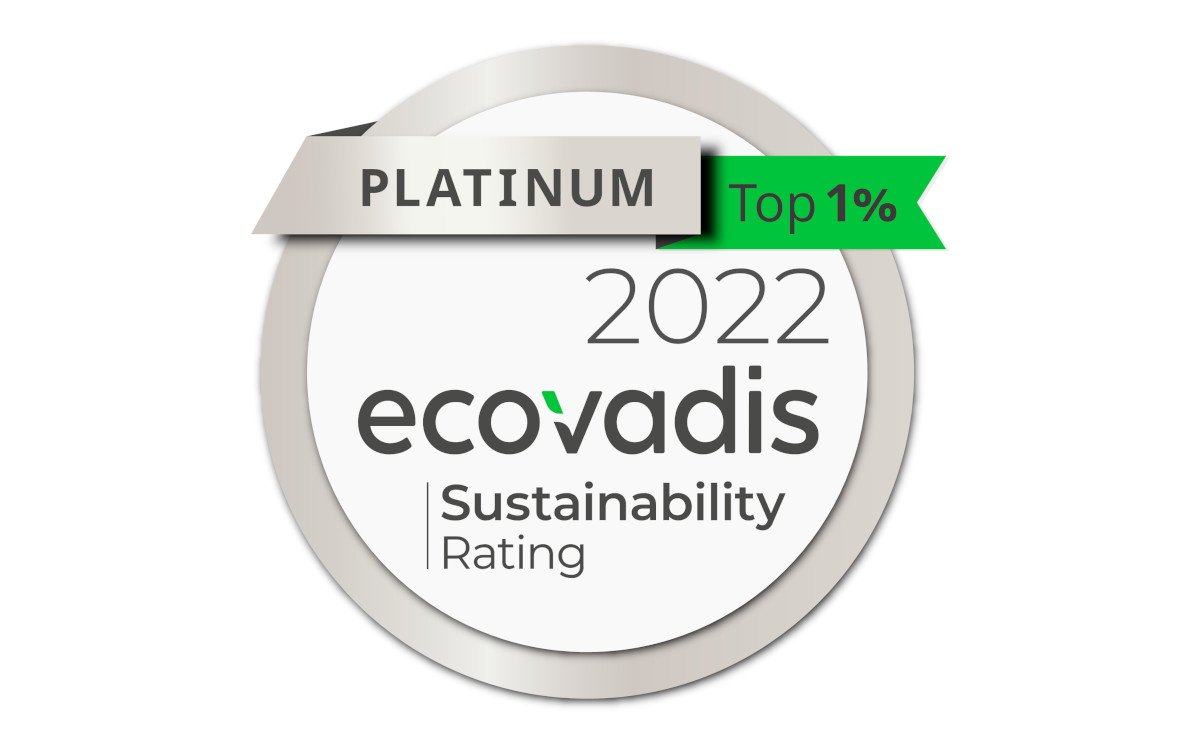 2022 erhielt Epson zum dritten Mal das Ecovadis Platinum Ranking. (Foto: Epson)