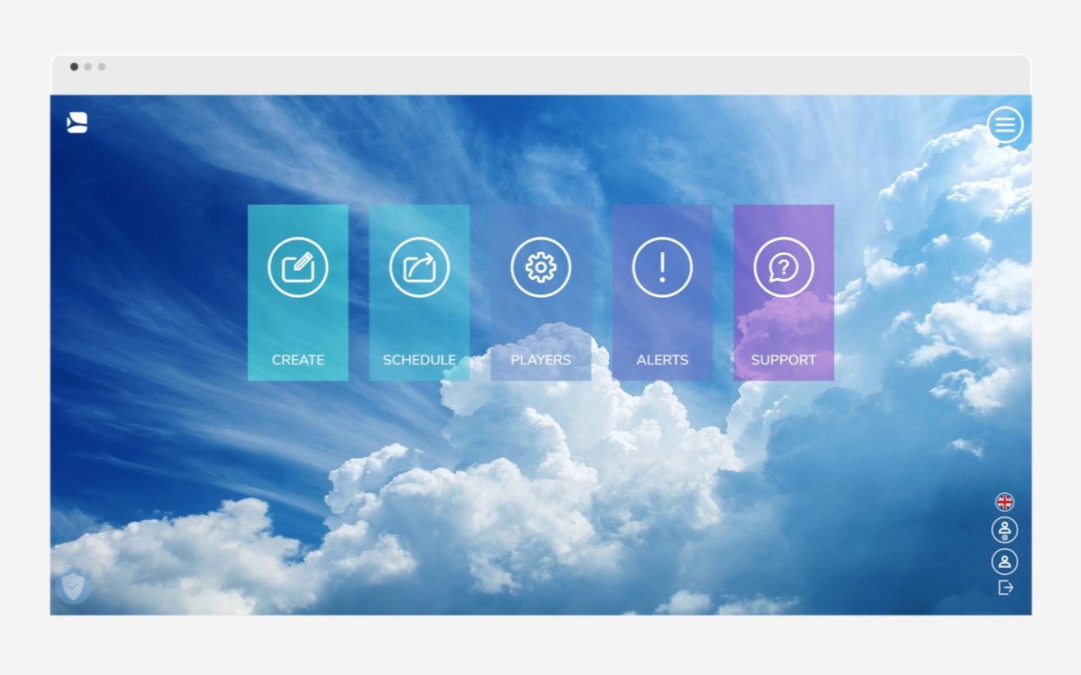 Interface der Arya-Cloud (Foto: SpinetiX)