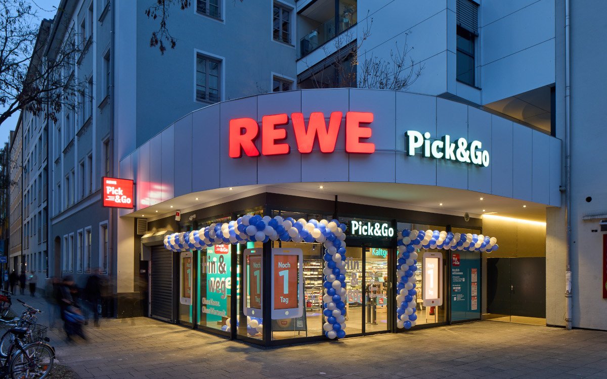 Rewe Pick & Go in der Karlstraße 36 in München (Foto: REWE)