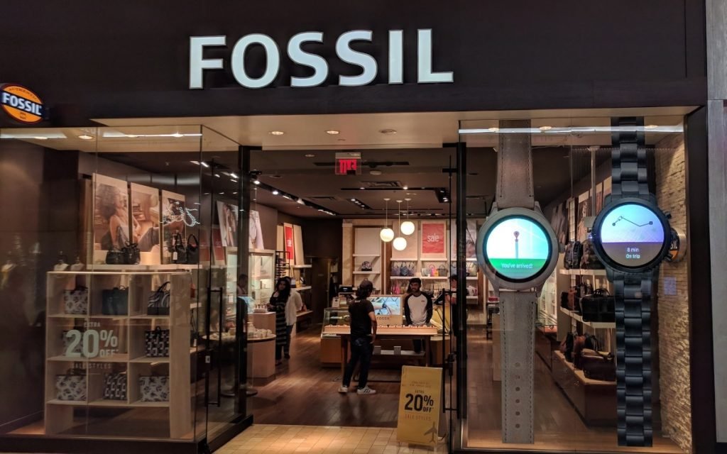 Projektion im Fossil Store in Washington D.C. (Foto: invidis)