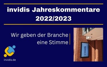 Die invidis Jahreskommentare 2022/2023 (Foto: invidis)