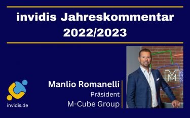 Manlio Romanelli, Präsident der M-Cube Group, im invidis Jahreskommentar 2022/2023 (Foto: M-Cube)