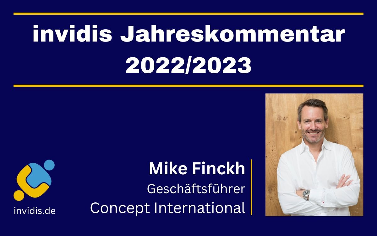 Mike Finckh, Geschäftsführer von Concept International, im invidis Jahreskommentar 2022/2023 (Foto: Concept International)