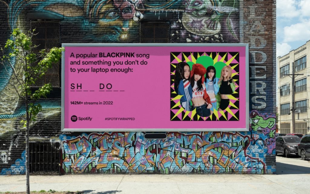 OoH-Spotify-Kampagne mit Blackpink (Foto: Spotify)