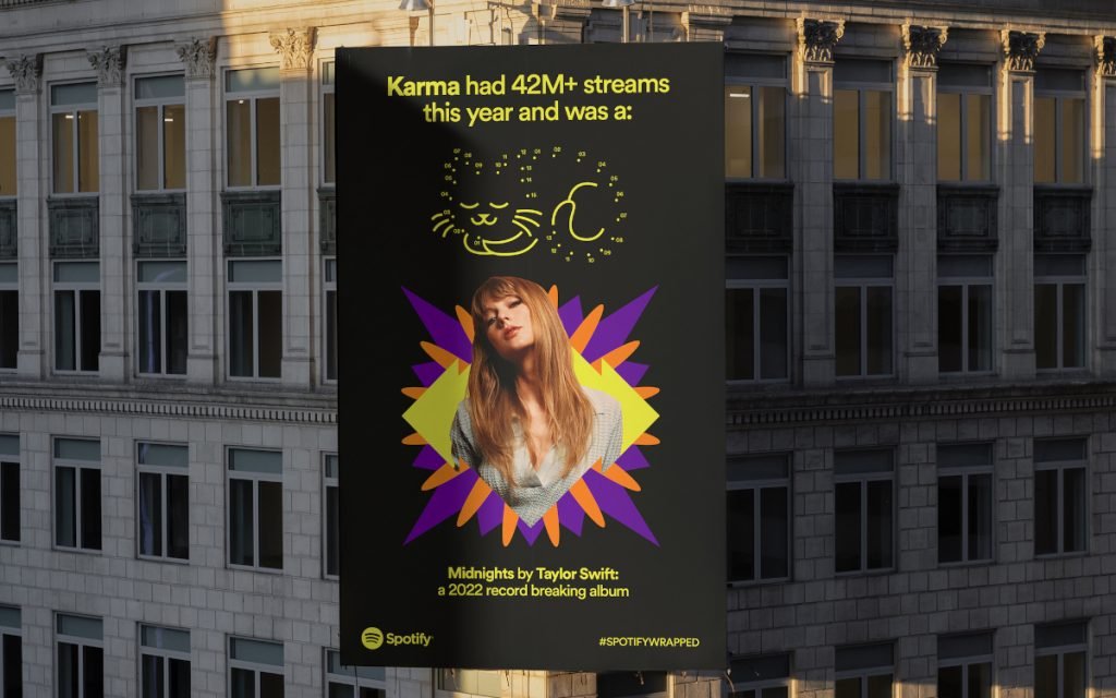 OoH-Spotify-Kampagne mit Taylor Swift (Foto: Spotify)