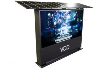 Das Aegis Pro mit Solarmodul von The LED Studio/ VOD Visual (Foto: VOD Visual)