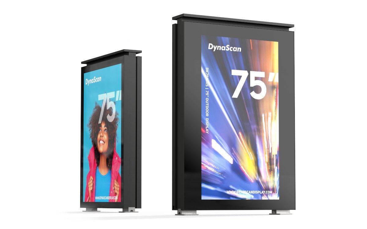 Der Digital Hybrid Kiosk in 75 Zoll (Foto: DynaScan)