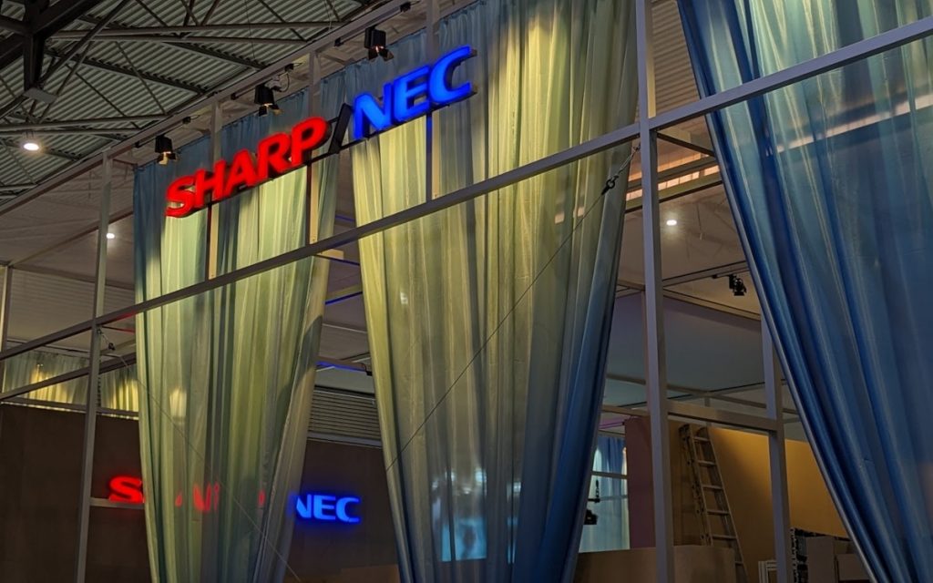 Sharp/NEC lüftet die Geheimnisse ab Dienstag - neue Displays, LED, Projektoren und Services (Foto: invidis)