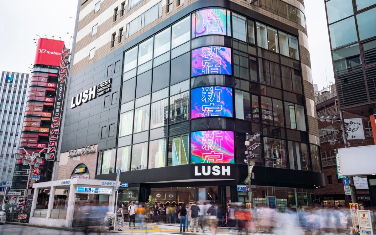 Lush Flagshipstore in Tokyo-Shinjuku (Foto: Lush)