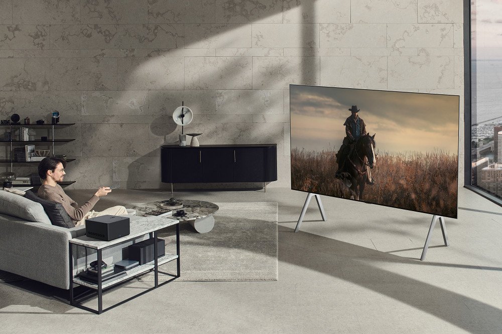 LGs erster OLED-TV ohne Kabelverbindung, der Signature M3. (Foto: LG)
