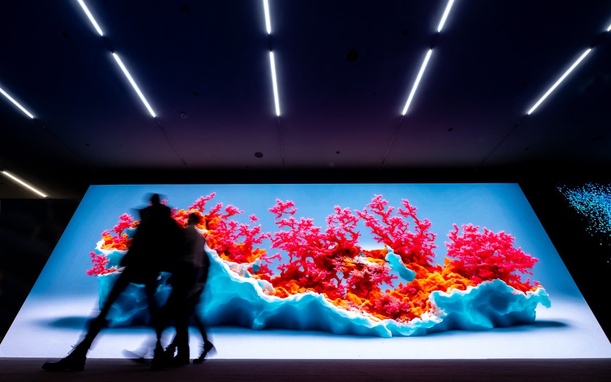 Premiere in Davos - Refik Anadol Artificial Realities: Coral (Foto: WEF)