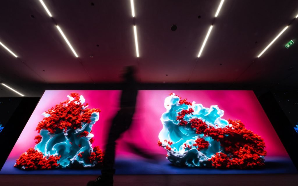 Premiere in Davos - Refik Anadol Artificial Realities: Coral (Foto: WEF)