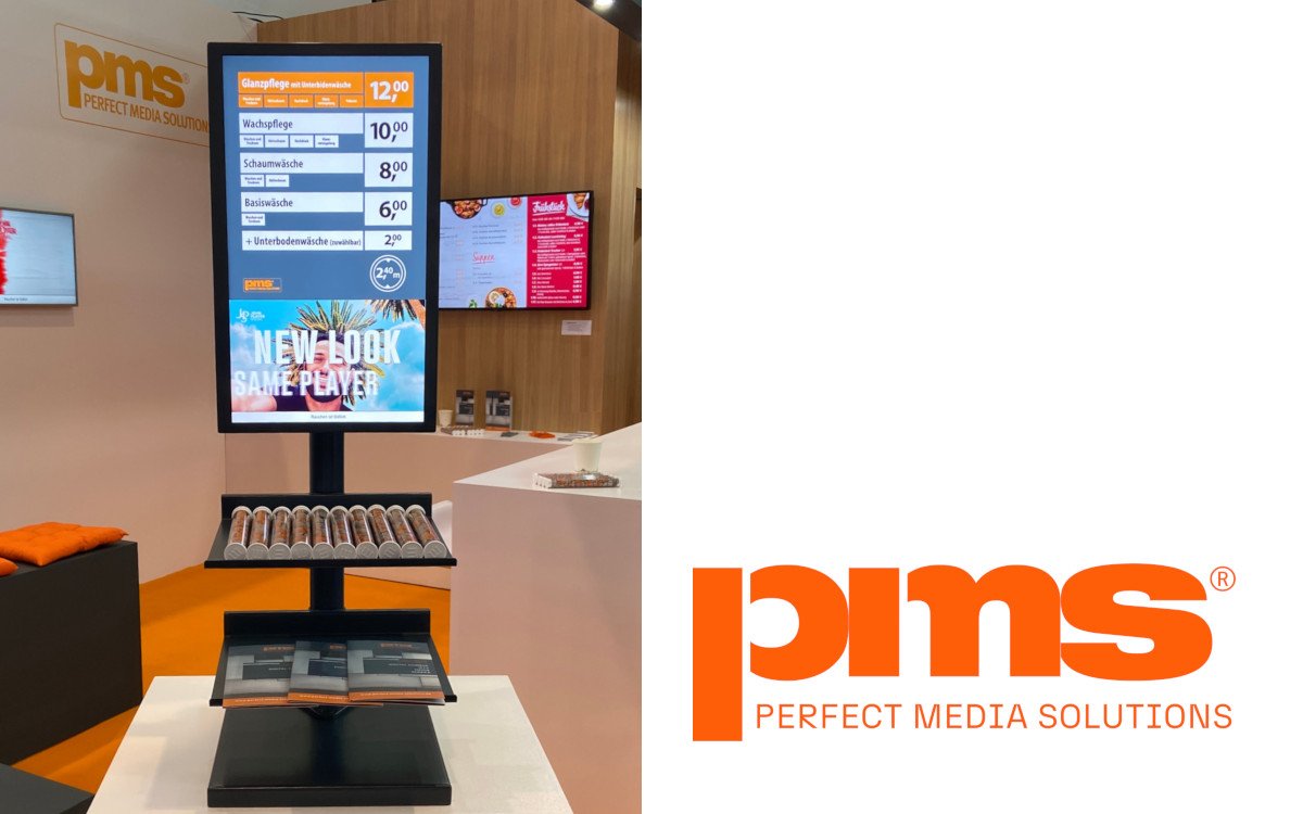 PMS Perfect Media Solutions stellt auf der Euroshop 2023 aus. (Foto: PMS)