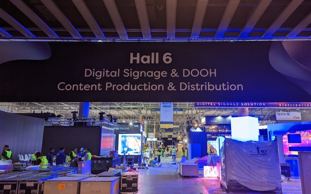 Die Digital Signage-Halle in Progress (Foto: invidis)